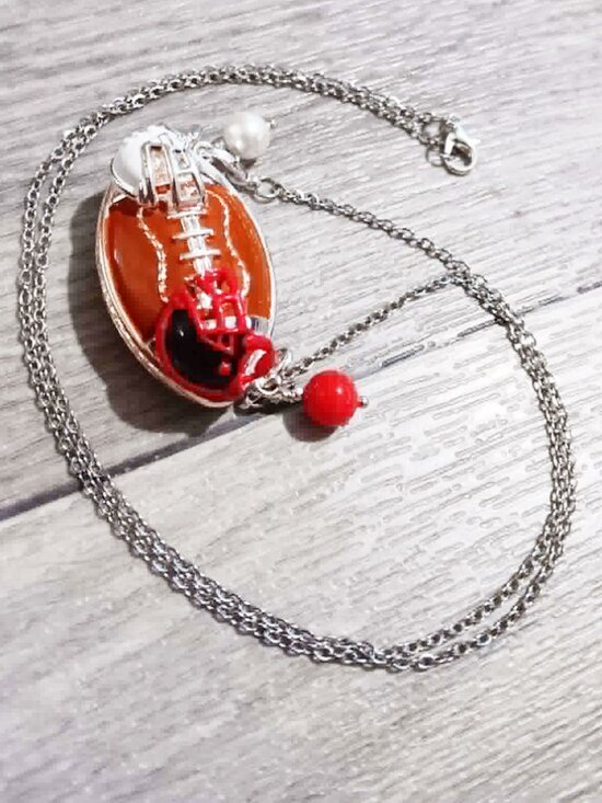 Other - Cute Football Necklace